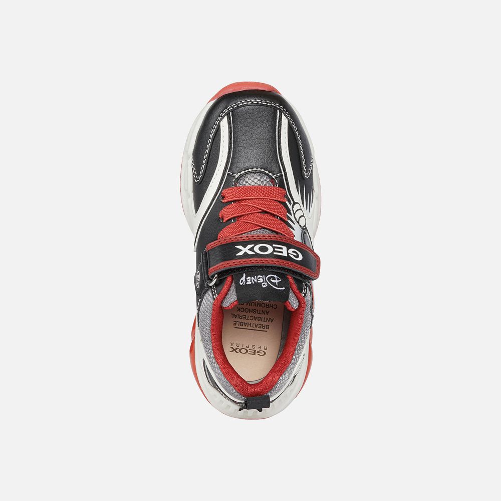 Geox Sneakers Black/Red Spaziale - Geox Boys Shoes - PVNKEA462